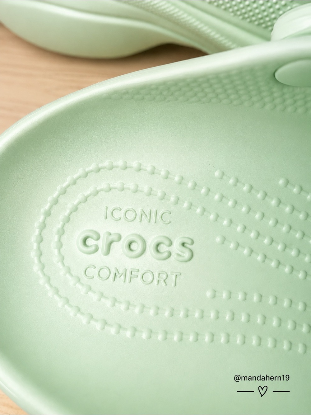 Mint Green Crocs - Comfort Lightweight Shoe - Picture 3 of 4